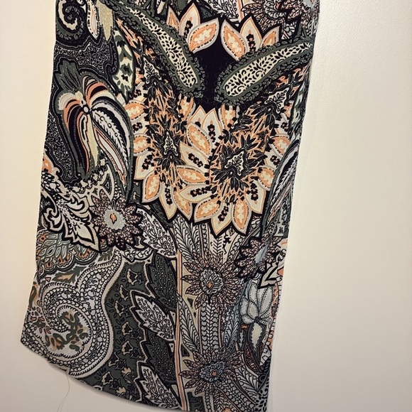 Zara Wide Leg Paisley Print Pants NWOT - Picture 4 of 13